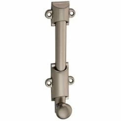 THIRARD Verrou En Applique Corps Alliage Profil Demi-rond Fintion Nickel Satiné Longueur 100 Mm -THIRARD Soldes 18997481 4