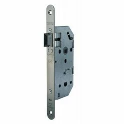 THIRARD Serrure De Sûreté à Larder NF Têtière Inox, Axe à 40 Bec-de-cane