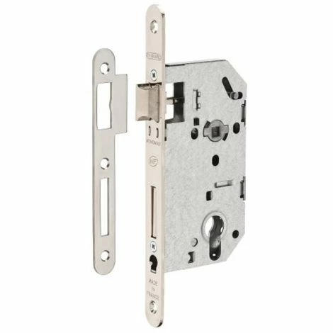 THIRARD Serrure à Larder NF Type Monomax Axe à 50 Mm Clé I Têtière Laitonnée Avec Gâche 6 THIRARD Serrure à Larder NF Type Monomax Axe à 50 Mm Clé I Têtière Laitonnée Avec Gâche – Image 4