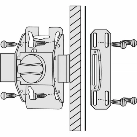 THIRARD VERROU UNIVERSEL 45MM OR 3CLES 6 THIRARD VERROU UNIVERSEL 45MM OR 3CLES – Image 4