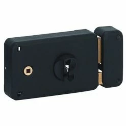 THIRARD Serrure En Applique Horizontale à Fouillot Pêne Dormant Et Demi-tour A Cylindre Européen Optimum Main Gauche Poussant