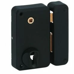 THIRARD Serrure En Applique Verticale à Fouillot - Pêne Dormant Et Demi-tour A Cylindre Européen - Optimum Main Gauche Poussant