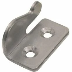 THIRARD Agrafes Picardes Coudées Droite Finition Acier Zingué Pour Volet Battant - à La Boîte De 10 - Acier Zingué