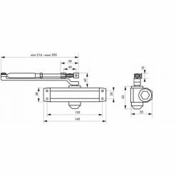 THIRARD - Ferme Porte Hydraulique, Réversible, Argent, Pour Porte30KgSerrurerie De Picardie -THIRARD Soldes 19999496 2