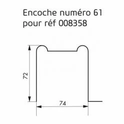 THIRARD - Boitier De Serrure Basse En Applique à Double Entrée Pour Porte En Verre, Réversible, 106x87mm, Chromé -THIRARD Soldes 23179967 3