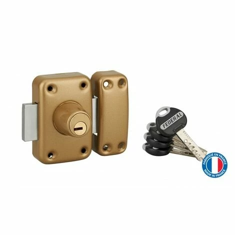 THIRARD - Verrou Double Entrée Federal Pour Porte D'entrée, Cylindre 45mm, Acier, 4 Clés, époxy Noir 3 THIRARD - Verrou Double Entrée Federal Pour Porte D'entrée, Cylindre 45mm, Acier, 4 Clés, époxy Noir