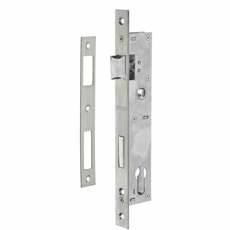 THIRARD - Boitier De Serrure Encastrable à Cylindre Pour Menuiserie Métallique, Axe 21mm, Bouts Carrés, Inox 3 THIRARD - Boitier De Serrure Encastrable à Cylindre Pour Menuiserie Métallique, Axe 21mm, Bouts Carrés, Inox