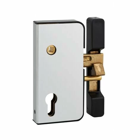 THIRARD - Boitier De Serrure Verticale En Applique Double Entrée à Fouillot Pour Portail, Droite, Axe 50mm, 71x145mm, Argent 3 THIRARD - Boitier De Serrure Verticale En Applique Double Entrée à Fouillot Pour Portail, Droite, Axe 50mm, 71x145mm, Argent