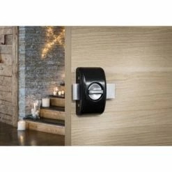 THIRARD - Verrou à Bouton Universel Pour Porte D'entrée, Cylindre 45mm, Acier, 4 Clés, Epoxy Noir 6 THIRARD - Verrou à Bouton Universel Pour Porte D'entrée, Cylindre 45mm, Acier, 4 Clés, Epoxy Noir -THIRARD Soldes 23180038 2