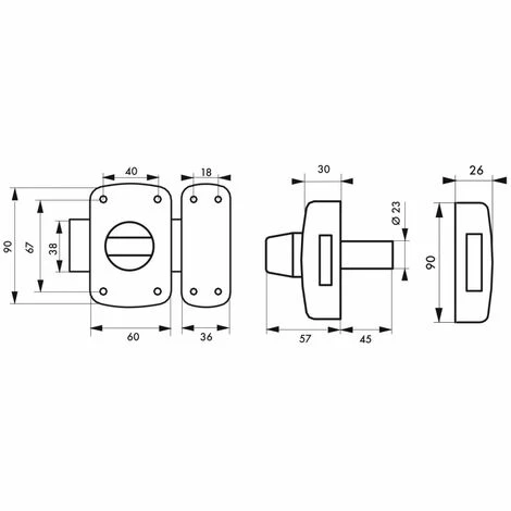 THIRARD - Verrou Double Entrée Mirage 6 Pour Porte D'entrée, Cylindre 45mm, Laiton, 3 Clés, Laiton 4 THIRARD - Verrou Double Entrée Mirage 6 Pour Porte D'entrée, Cylindre 45mm, Laiton, 3 Clés, Laiton – Image 2