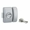 THIRARD - Verrou à Bouton Universel Pour Porte D'entrée, Cylindre 45mm, Acier, 4 Clés, Epoxy Argent -THIRARD Soldes 23180077 1