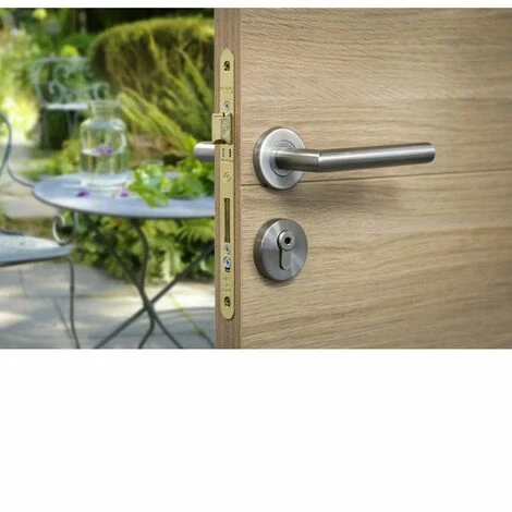 THIRARD - Serrure Encastrable Pour Porte D'entrée Monomax Nf Têtère Acier Laitonné 4 THIRARD - Serrure Encastrable Pour Porte D'entrée Monomax Nf Têtère Acier Laitonné – Image 2