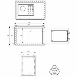 THIRARD - Coffre-fort VINCENNES 1 - 2 Pênes -THIRARD Soldes 23937154 4