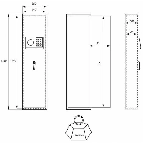 THIRARD - Coffre-fort CARDIFF - 4 Pênes 5 THIRARD - Coffre-fort CARDIFF - 4 Pênes – Image 3
