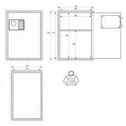 THIRARD - Coffre-fort VINCENNES 3 - 2 Pênes 9 THIRARD - Coffre-fort VINCENNES 3 - 2 Pênes -THIRARD Soldes 23937165 4