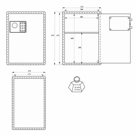 THIRARD - Coffre-fort VINCENNES 3 - 2 Pênes 6 THIRARD - Coffre-fort VINCENNES 3 - 2 Pênes – Image 4