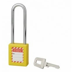 THIRARD - Cadenas De Consignation LOTO Lockout Tagout 40 Mm Anse Acier Ø 6 X 76 Mm Jaune -THIRARD Soldes 23937248 2