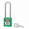 THIRARD - Cadenas De Consignation LOTO Lockout Tagout 40 Mm Anse Acier Ø 6 X 76 Mm Vert -THIRARD Soldes 23937251 1