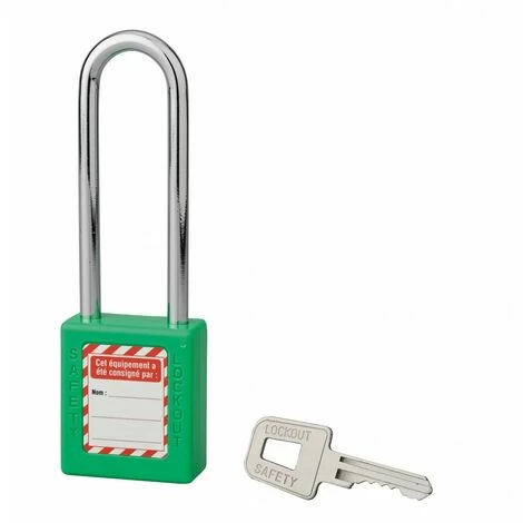 THIRARD - Cadenas De Consignation LOTO Lockout Tagout 40 Mm Anse Acier Ø 6 X 76 Mm Vert 4 THIRARD - Cadenas De Consignation LOTO Lockout Tagout 40 Mm Anse Acier Ø 6 X 76 Mm Vert – Image 2