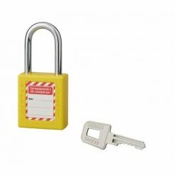 THIRARD - Cadenas De Consignation LOTO Lockout Tagout 40 Mm Anse Acier Ø 6 X 38 Mm Jaune -THIRARD Soldes 23937257 2