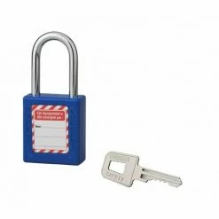 THIRARD - Cadenas De Consignation LOTO Lockout Tagout 40 Mm Anse Acier Ø 6 X 38 Mm Bleu -THIRARD Soldes 23937261 2