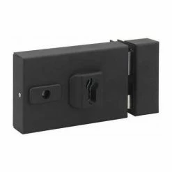 Boîtier De Serrure Universelle - Entraxe De Fixation Réglable - Noir - Thirard
