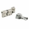 THIRARD - Cylindre De Serrure à Bouton Trafic 12, 40Bx30mm, Nickel, Anti-arrachement, Anti-perçage, Anti-casse, 5 Clés -THIRARD Soldes 24111984 1