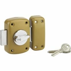 Verrou De Sureté Bouton Et Cylindre Série Corvette Thirard - Dimensions 45 Mm