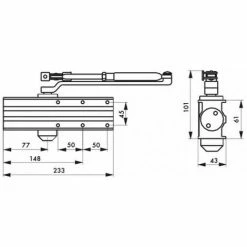 THIRARD FERME PORTE HYDRAULIQUE 65 KG 000983 -THIRARD Soldes 26442545 2