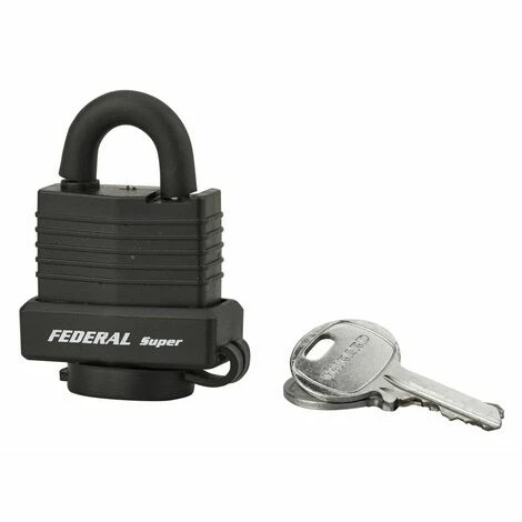 THIRARD - Cadenas à Clé Fédéral Lock Sea Line, Laiton, Extérieur, Anse Inox, 35mm, 2 Clés 3 THIRARD - Cadenas à Clé Fédéral Lock Sea Line, Laiton, Extérieur, Anse Inox, 35mm, 2 Clés