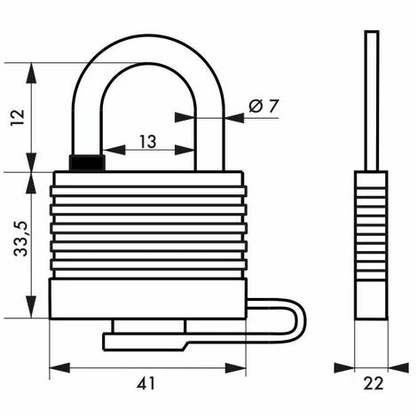 THIRARD - Cadenas à Clé Fédéral Lock Sea Line, Laiton, Extérieur, Anse Inox, 35mm, 2 Clés 4 THIRARD - Cadenas à Clé Fédéral Lock Sea Line, Laiton, Extérieur, Anse Inox, 35mm, 2 Clés – Image 2