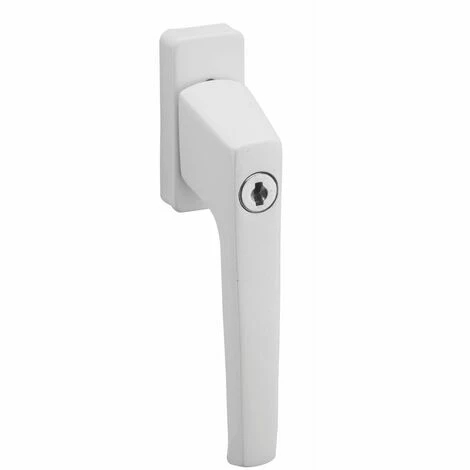 THIRARD - Béquille à Clé Pour Fenêtre, Avec Vis De Pose, Blanc, 1 Clé 3 THIRARD - Béquille à Clé Pour Fenêtre, Avec Vis De Pose, Blanc, 1 Clé