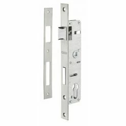 THIRARD - Boitier De Serrure Encastrable à Cylindre Pour Menuiserie Métallique, Axe 22mm, Bouts Carrés, Zingué