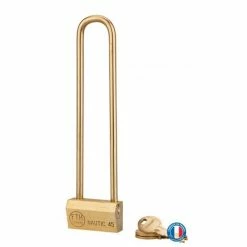 THIRARD - Cadenas à Clé Nautic, Laiton, Extérieur, Anse Haute Laiton, 45mm, 3 Clés 7 THIRARD - Cadenas à Clé Nautic, Laiton, Extérieur, Anse Haute Laiton, 45mm, 3 Clés -THIRARD Soldes 27153297 3