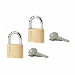 Jeu De 2 Cadenas Type 1, 40 Mm, Anse Acier, 4 Clés THIRARD
