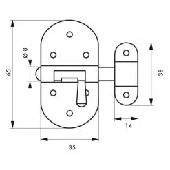 Targette PENE Rond Acier Nickelé, 35 Mm THIRARD 5 Targette PENE Rond Acier Nickelé, 35 Mm THIRARD -THIRARD Soldes 27372167 2