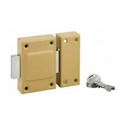 Verrou étendard Sans Bouton à Cylindre 40 Mm, Epoxy Bronze THIRARD