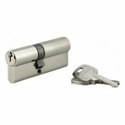 Cylindre PROFILE STD, Laiton Nickelé, 35x45 Mm, 3 Clés THIRARD