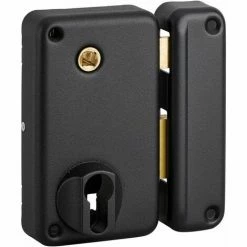 Boitier Serrure En Applique, Cylindre, Profile à Fouillot, 75x130 Mm, Droite THIRARD