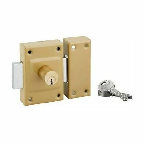 Verrou De Sureté étendard à Cylindre Double 40 Mm, Epoxy Bronze, THIRARD 3 Verrou De Sureté étendard à Cylindre Double 40 Mm, Epoxy Bronze, THIRARD