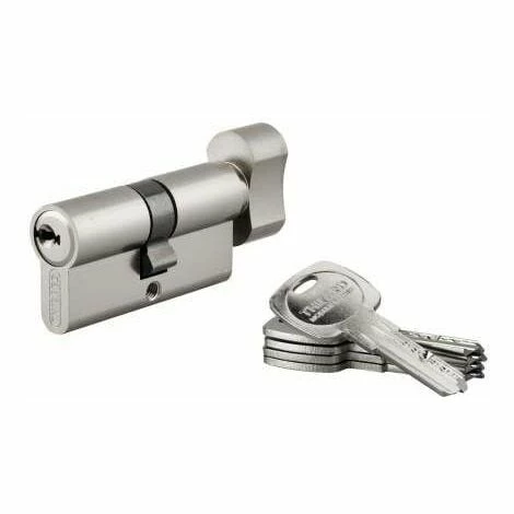 Cylindre PROFILE TRAFIC 6, Nickelé V, 30x30, Bouton, 5 Clés THIRARD 3 Cylindre PROFILE TRAFIC 6, Nickelé V, 30x30, Bouton, 5 Clés THIRARD