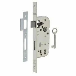 THIRARD - Serrure Encastrable à Clé Pour Porte De Chambre, Axe 40mm, Bouts Carrés, 1 Clé -THIRARD Soldes 28029172 2