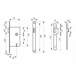 THIRARD - Serrure Encastrable Magnétique à Clé Pour Porte De Chambre, Axe 40mm, Bouts Ronds 6 THIRARD - Serrure Encastrable Magnétique à Clé Pour Porte De Chambre, Axe 40mm, Bouts Ronds -THIRARD Soldes 28029224 2