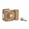 THIRARD - Verrou Double Entrée Rafale Pour Porte D'entrée, Cylindre 45mm, Acier, 3 Clés, époxy Bonze -THIRARD Soldes 28290470 1