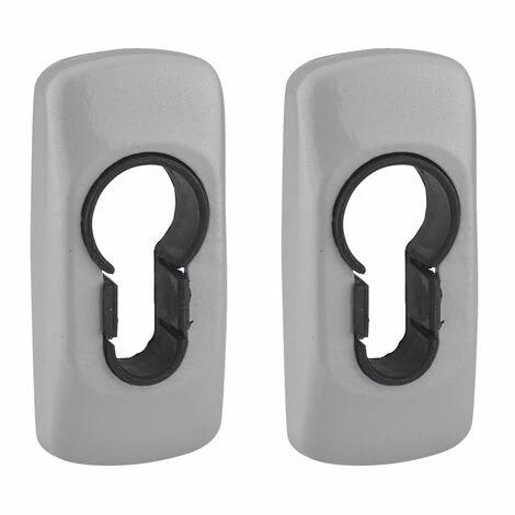 THIRARD - Paire De Rosaces Cylindre Pour Porte D'intérieur, Argent 3 THIRARD - Paire De Rosaces Cylindre Pour Porte D'intérieur, Argent