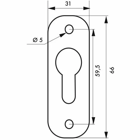 THIRARD - Paire De Rosaces Cylindre Pour Porte D'intérieur, Argent 4 THIRARD - Paire De Rosaces Cylindre Pour Porte D'intérieur, Argent – Image 2
