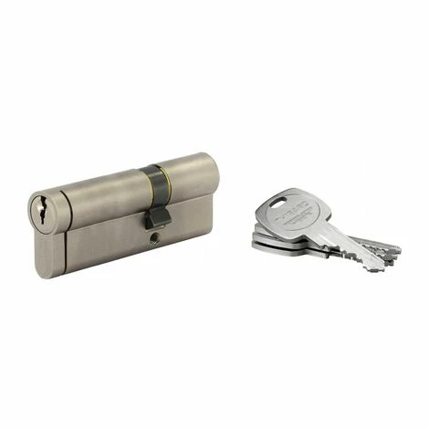 THIRARD - Cylindre De Serrure Double Entrée HG5+, 30x60mm, Nickel, Anti-arrachement, Anti-perçage, Anti-casse, 5 Clés 3 THIRARD - Cylindre De Serrure Double Entrée HG5+, 30x60mm, Nickel, Anti-arrachement, Anti-perçage, Anti-casse, 5 Clés
