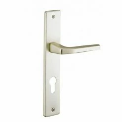 THIRARD - Ensemble De Poignées Pour Porte D'entrée Picardie Trou De Cylindre, Carré 7mm, Entr'axes Fix.195mm, Couleur F2