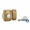 THIRARD - Verrou à Bouton Atlantic M Pour Porte D'entrée, Cylindre 45mm, Acier, 4 Clés, époxy Or -THIRARD Soldes 28903488 1