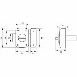 THIRARD - Verrou à Bouton Alouette Pour Porte Intérieure, 50mm, Acier, époxy Argent 5 THIRARD - Verrou à Bouton Alouette Pour Porte Intérieure, 50mm, Acier, époxy Argent -THIRARD Soldes 28903506 2